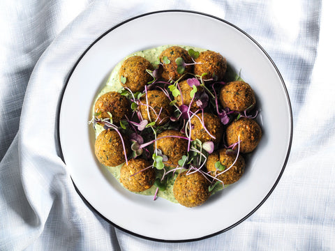 Crispy Herbed Falafels