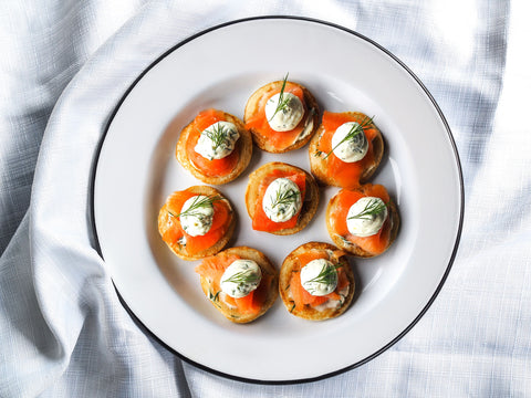 Smoked Salmon Blinis
