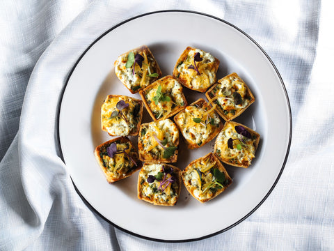 Asparagus & Goats Cheese Tarts