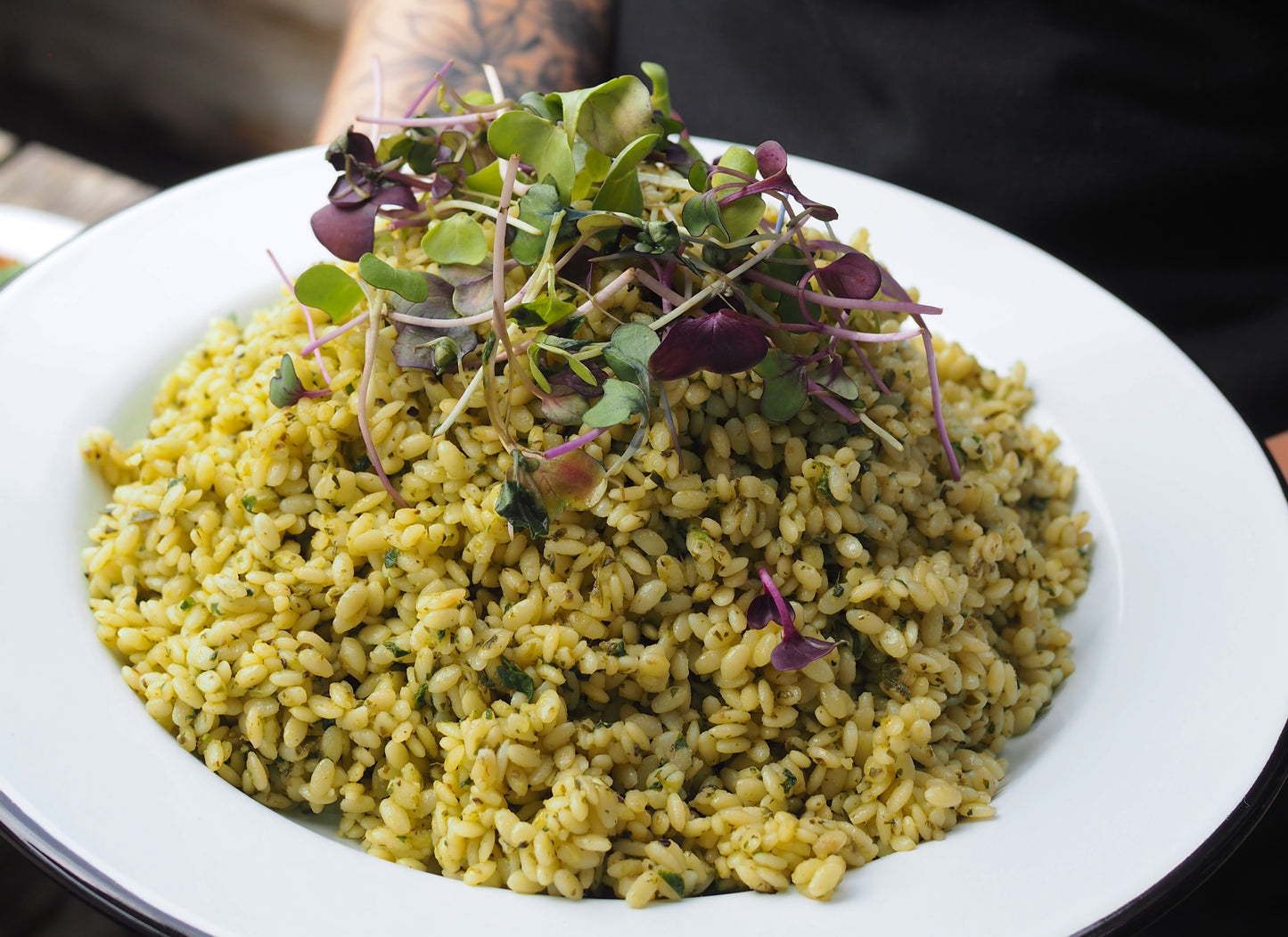 Risoni With Salsa Verde