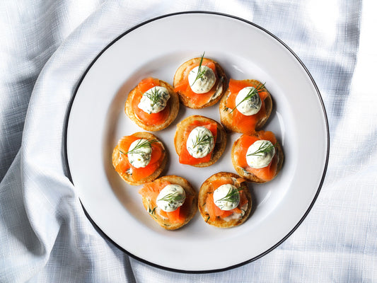 Smoked Salmon Blinis