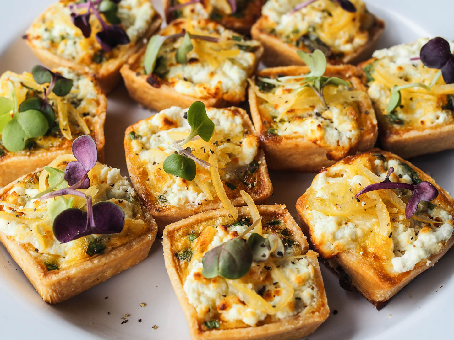 Asparagus & Goats Cheese Tarts